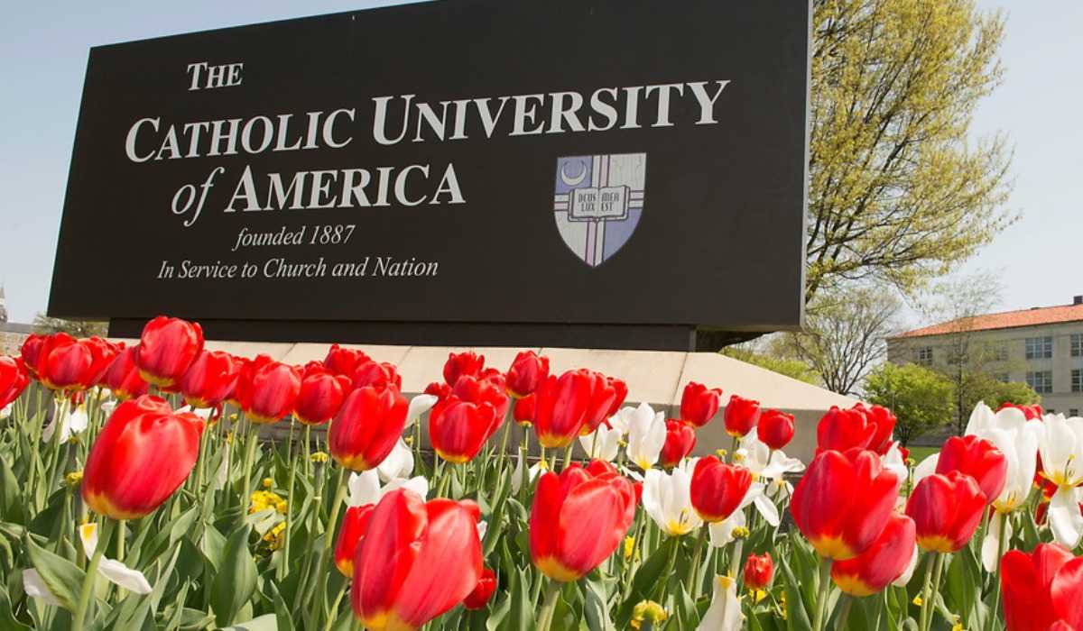 Catholic University Sign